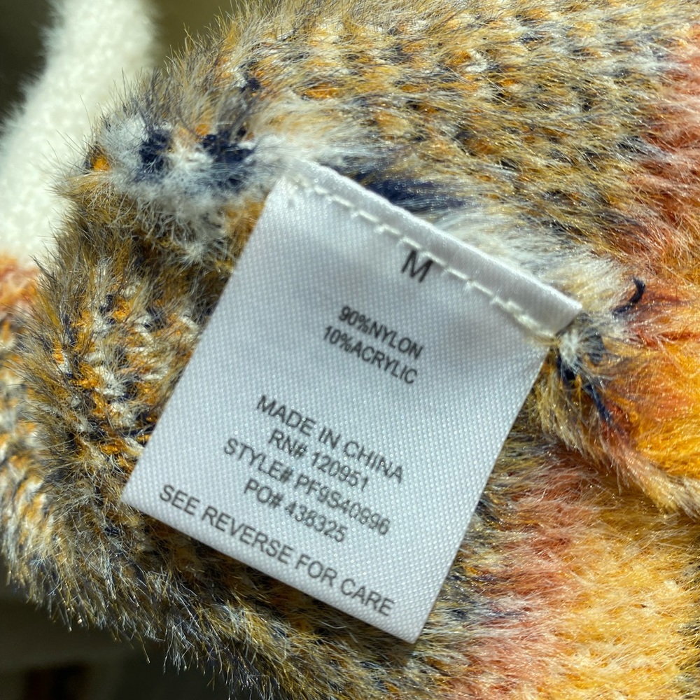 Pink Rose Aztec Pattern Fuzzy Sweater - Picture 8 of 8